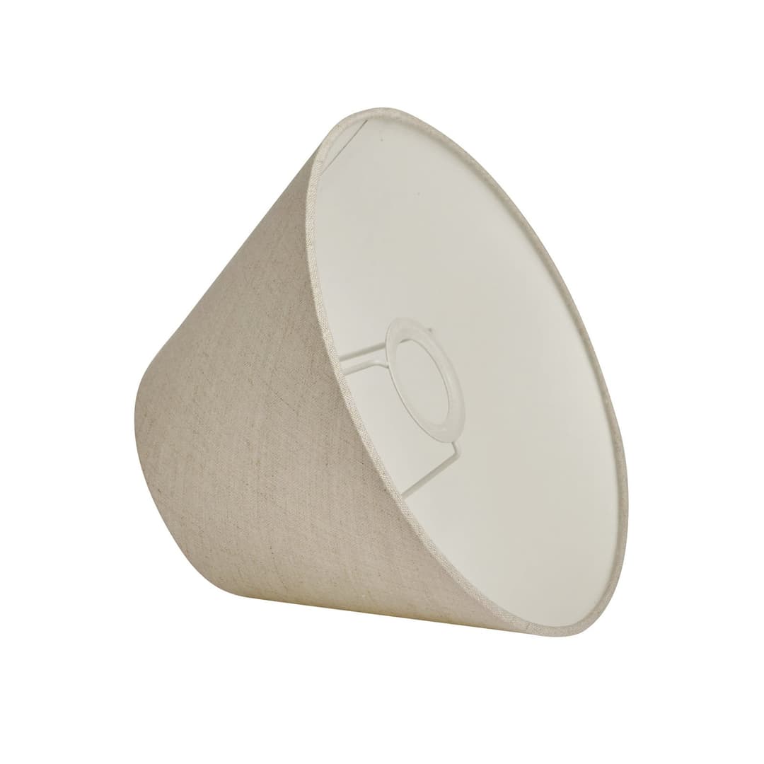 Basic wide Lampenschirm, beige, Ø 25 cm - Watt & Veke - Design - Stoff / Textil