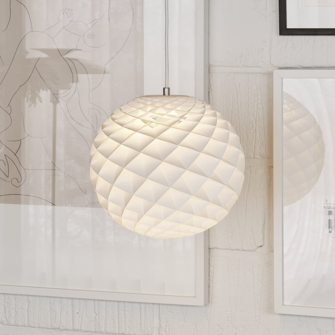 Patera 300 Pendelleuchte White - Louis Poulsen - Wohnzimmer - Design - Kunststoff - Einflammig