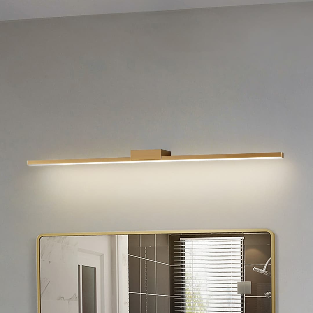 Kivana LED Wandleuchte L90 IP44 Kupfer - Lucande - Badezimmer - Modern - Aluminium - Eckig