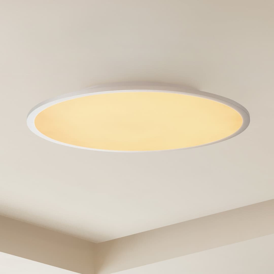 Narima Deckenleuchte CCT Ø60 White/Silver - Lindby - Küche - Modern - Kunststoff - Rund