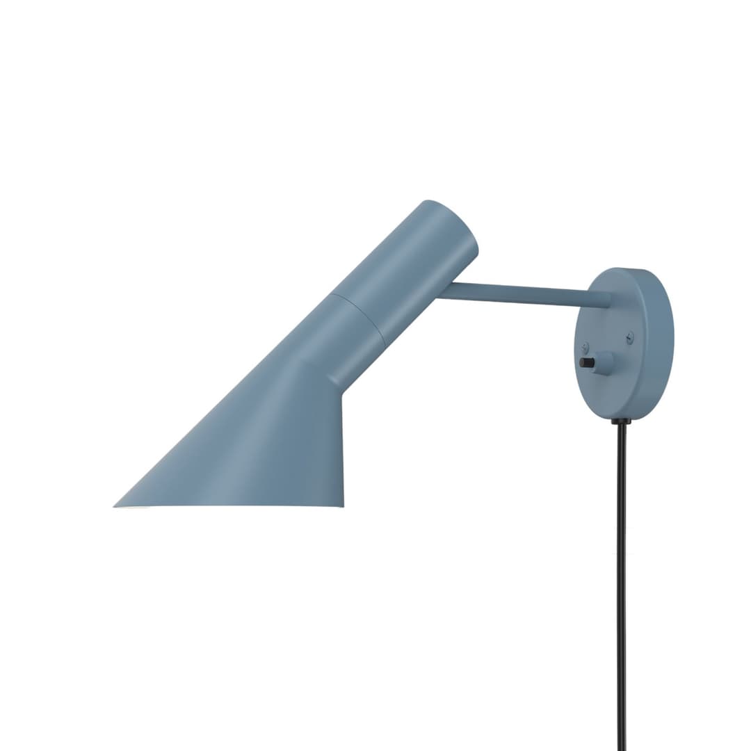 AJ Wandleuchte Dusty Blue - Louis Poulsen - Wohnzimmer - Design - Metall - Einflammig