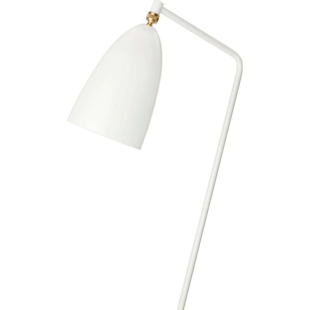 Gräshoppa Stehleuchte Glossy Alabaster White - GUBI - Wohnzimmer - Metall