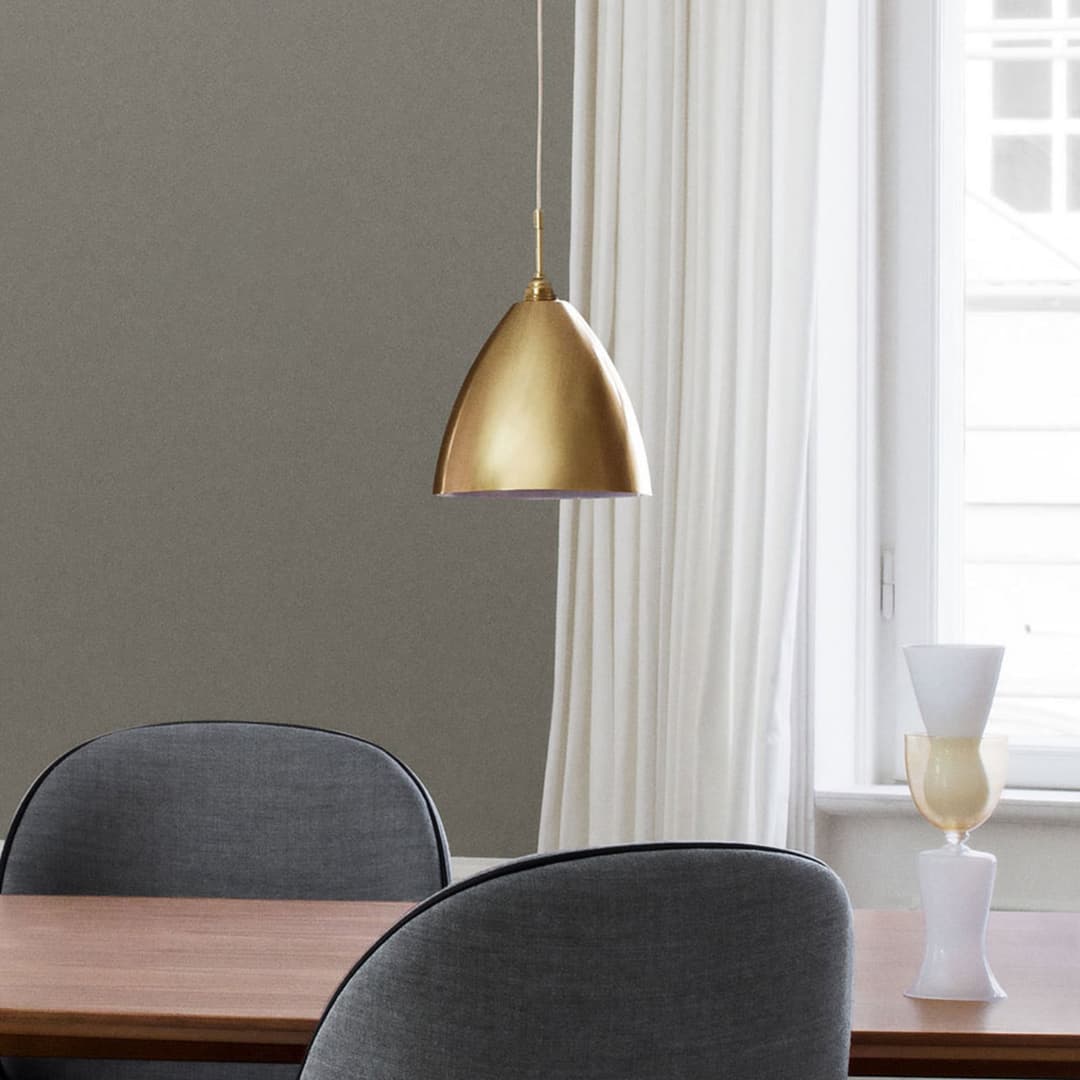 Bestlite BL9 Pendelleuchte Ø16 Messing/Messing - GUBI - Wohnzimmer - Design - Metall - Einflammig
