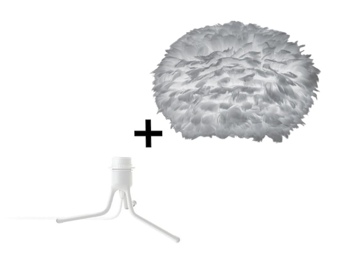 Eos Stehleuchte Large w/Mini Fod Grau/Weiß - UMAGE - Wohnzimmer - Sonstige