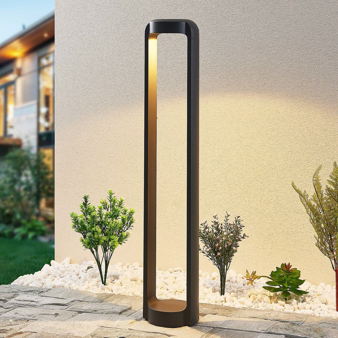 Habsa LED Gartenleuchte H80 Anthracite - Lucande - Terrasse - Modern - Metall - Einflammig