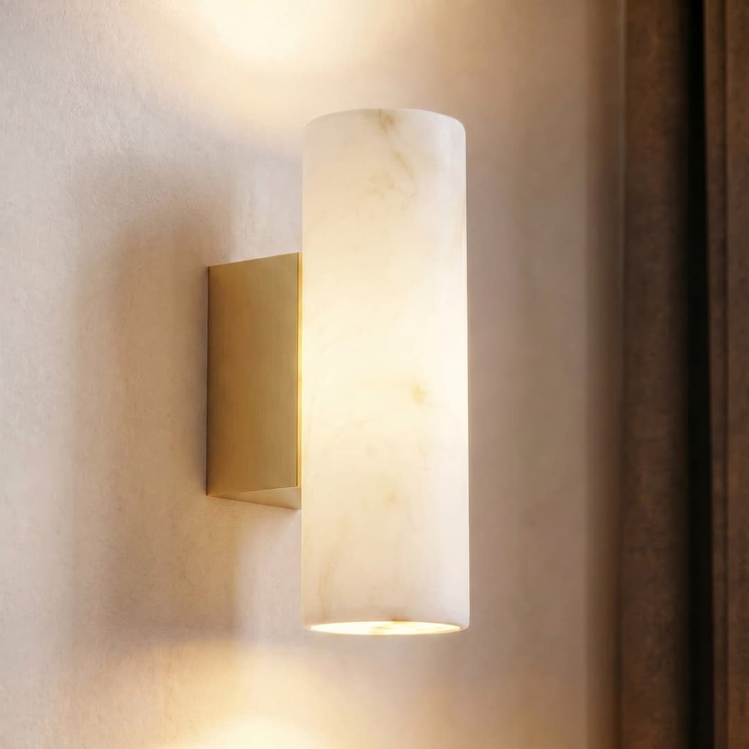 Tavira LED-Wandlampe, alabaster, up/down - Lucande - Wohnzimmer - Modern - Mehrflammig