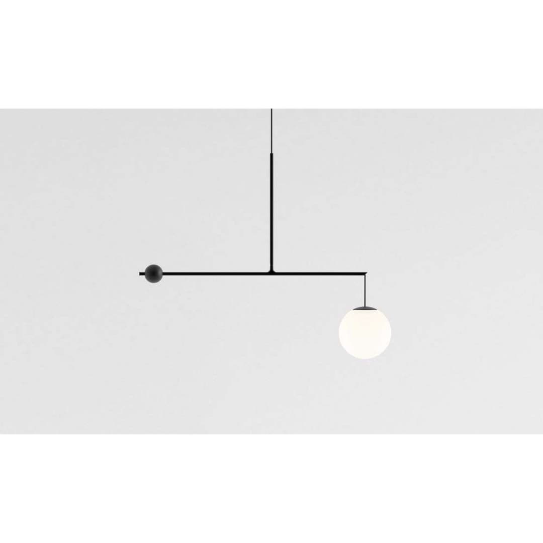 Malamata Pendelleuchte Ø22 Matt Black - Luceplan - Esszimmer - Metall