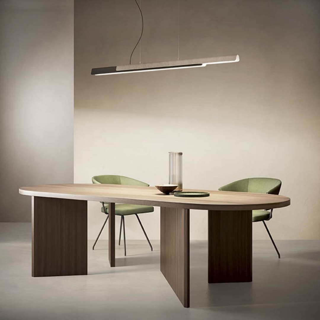 Dala Linear Pendelleuchte 3000K Dark Grey/Concrete - KDLN - Küche - Design - Metall - Einflammig