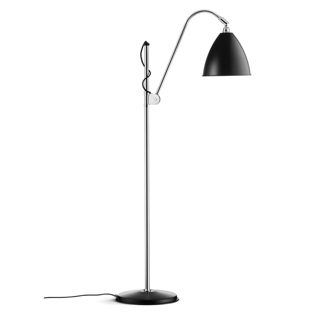 Bestlite BL3 Stehleuchte Ø21 Chrom/Schwarz - GUBI - Wohnzimmer - Metall