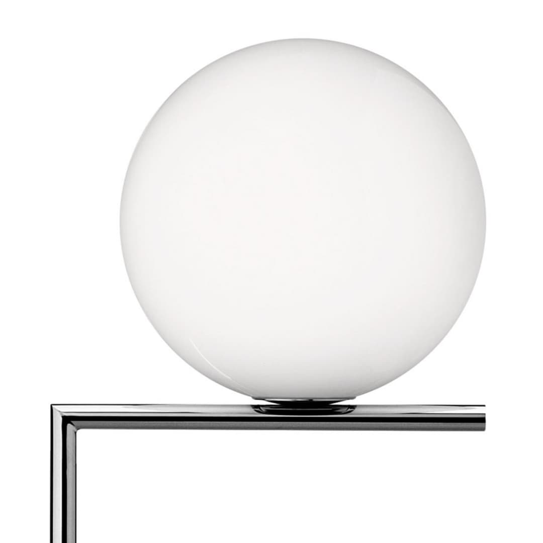 IC F1 Stehleuchte Chrom - Flos - Wohnzimmer - Design - Metall - Kugel