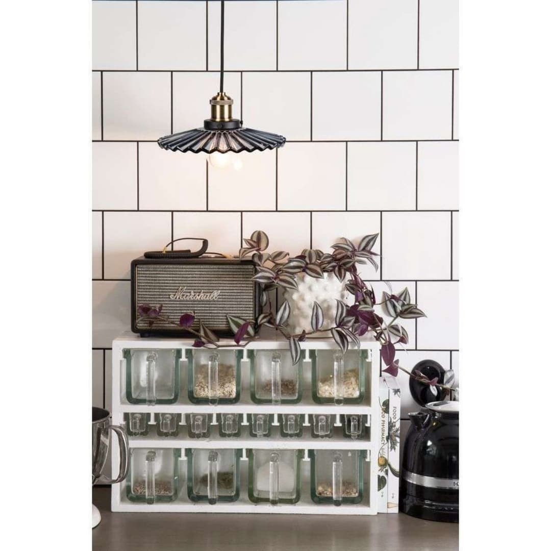Cobbler 25 Pendelleuchte Smoke - Globen Lighting - Wohnzimmer - Vintage - Glas - Einflammig