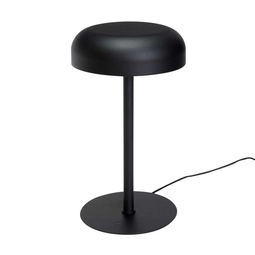 Velo Tischleuchte Black - Hübsch - Wohnzimmer - Kunststoff