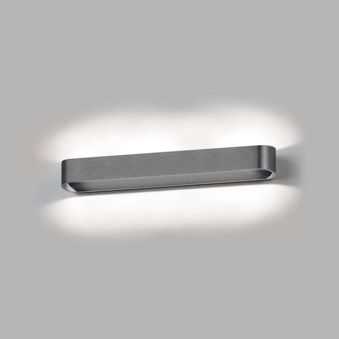 Aura W3 Wandleuchte 2700/3000K Titanium - LIGHT-POINT - Wohnzimmer - Aluminium