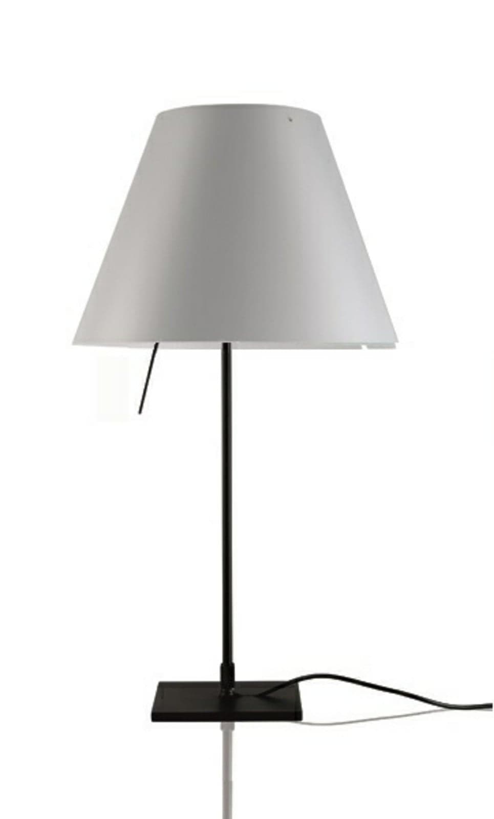 Costanzina Tischleuchte Schwarz/Mistic White - Luceplan - Wohnzimmer - Aluminium