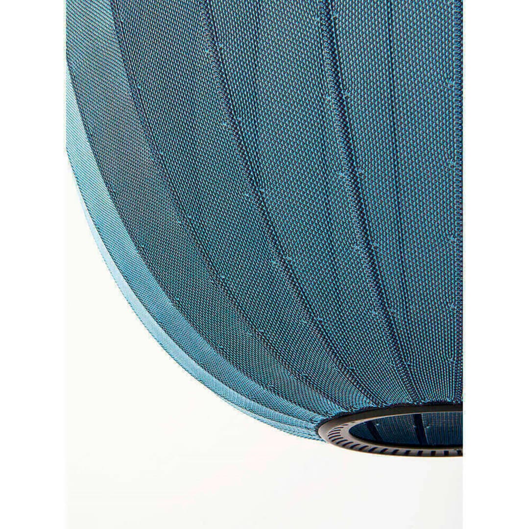 Knit-Wit 65 High Oval Pendelleuchte, blau - Made By Hand - Schlafzimmer - Aluminium