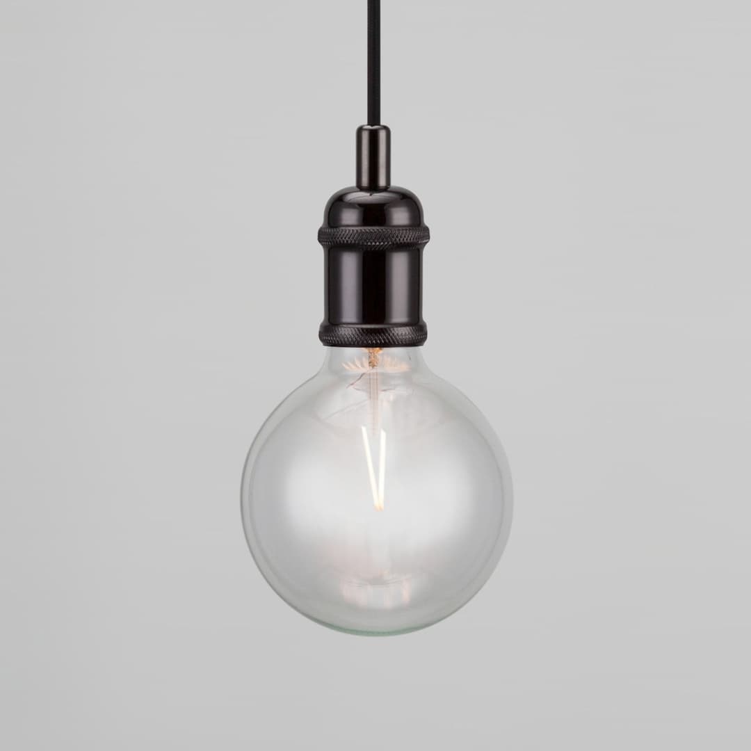 Avra minimalistische Hängelampe in Schwarz - Nordlux - Wohnzimmer - Vintage - Metall - Einflammig