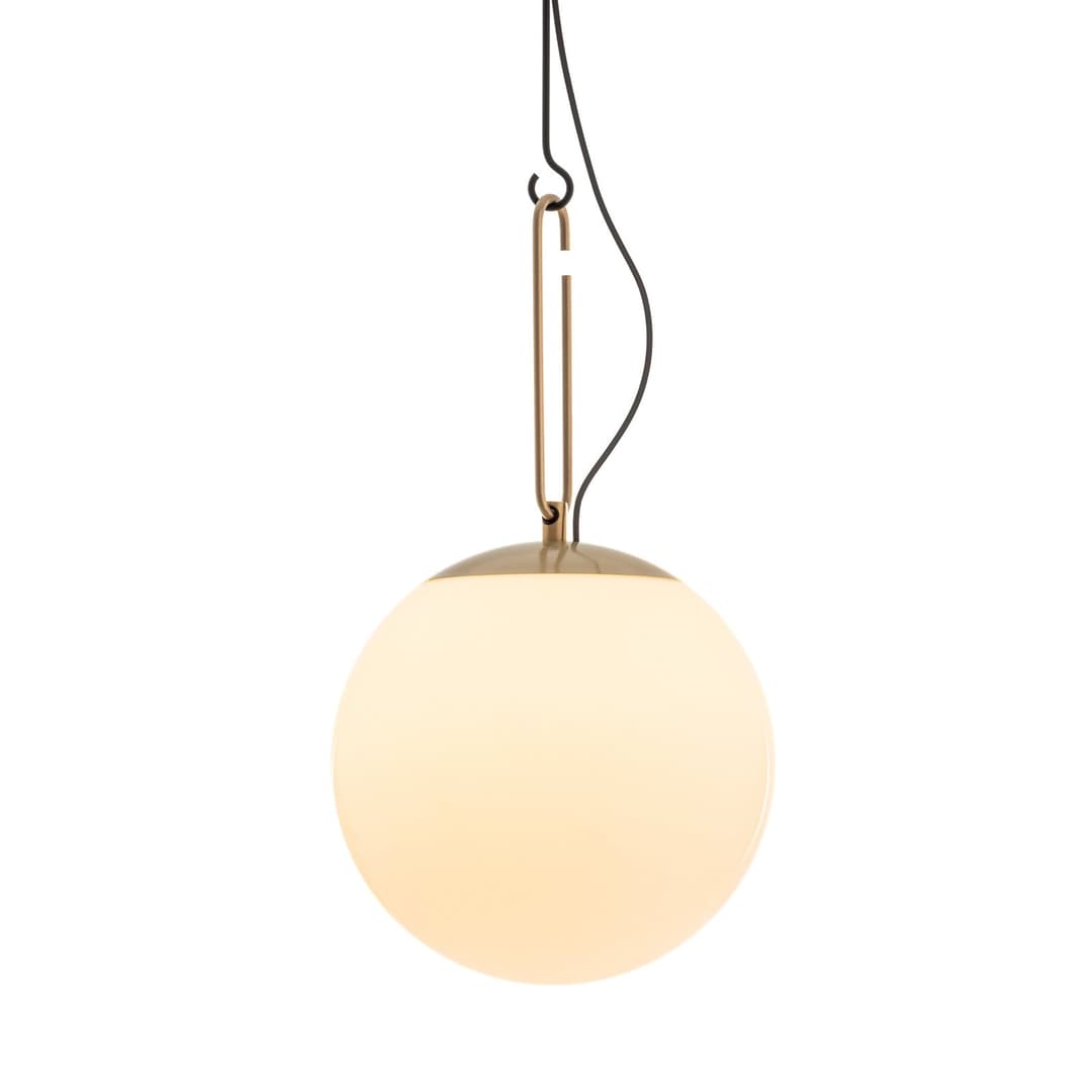 Nh 35 S Pendelleuchte Black/Brass - Artemide - Artemide - Wohnzimmer - Design - Glas - Einflammig