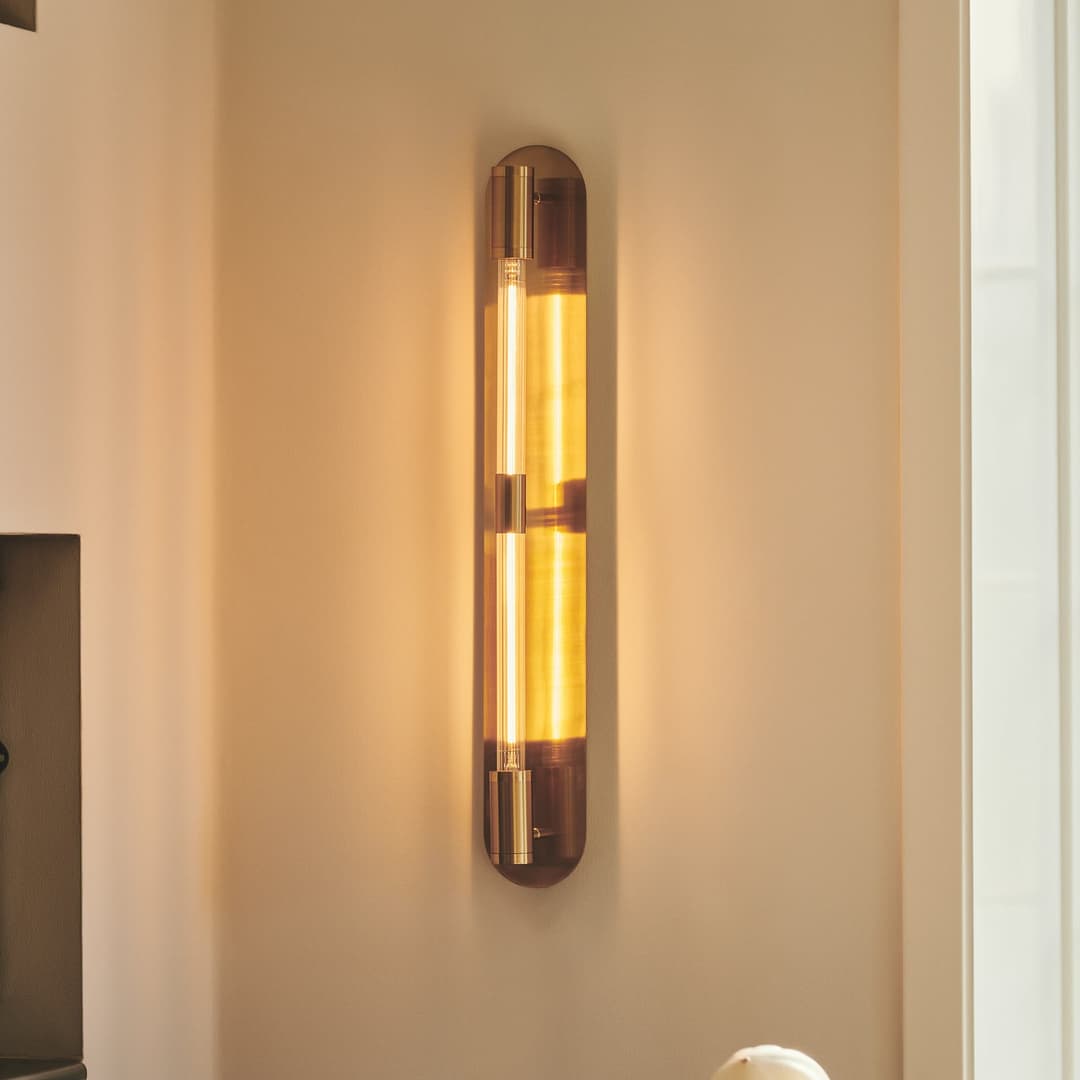 Liberty Double Wandleuchte Gold - Design By Us - Wohnzimmer - Metall - Mehrflammig