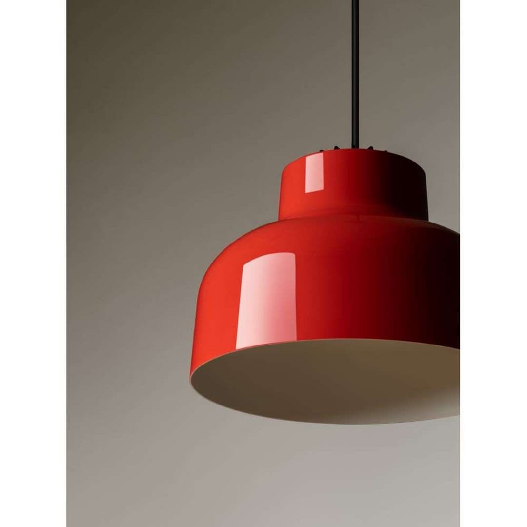 M64 Pendelleuchte Dim. Pure Red - Santa & Cole - Wohnzimmer - Aluminium