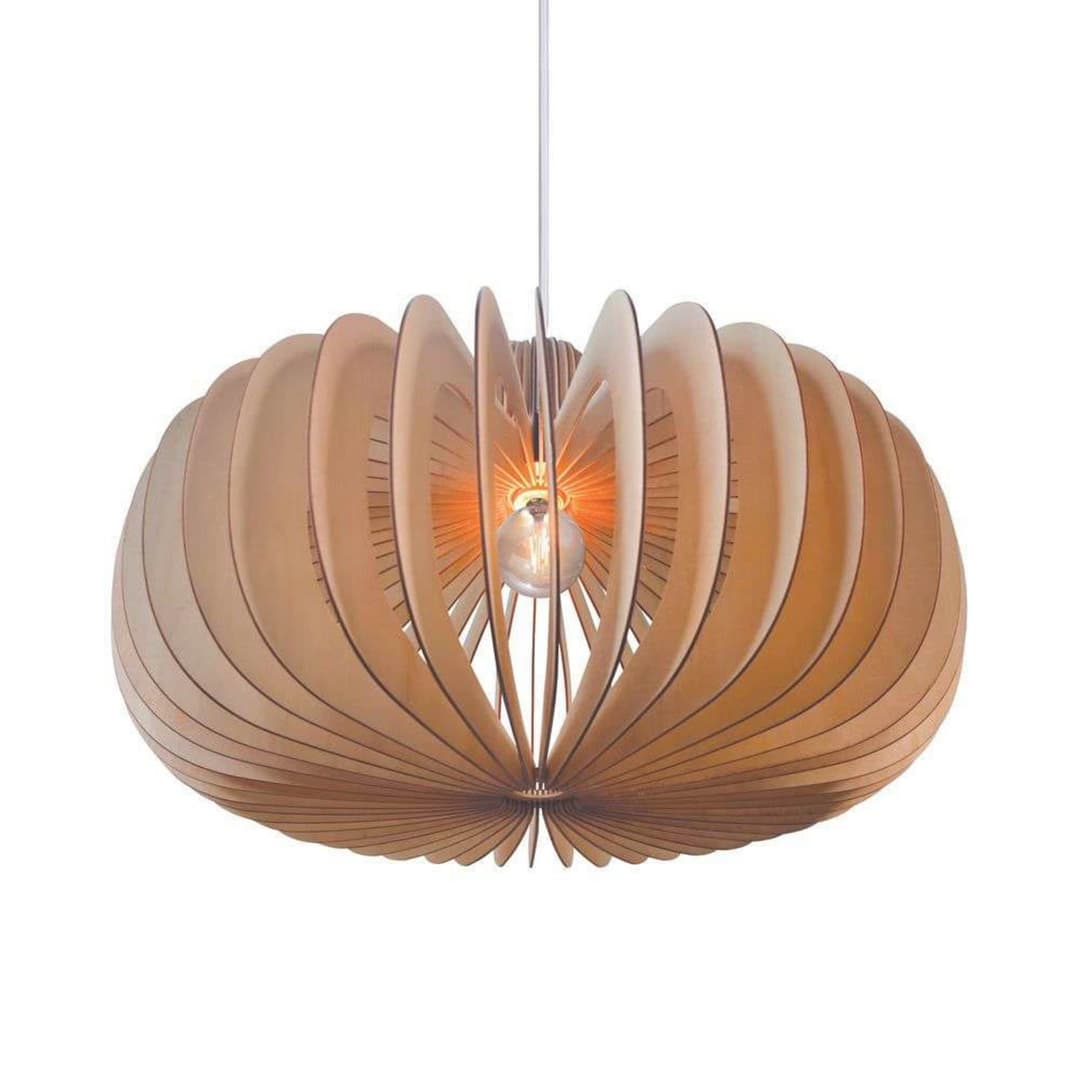 Hazo 65 Pendelleuchte Natur - Nordlux - Wohnzimmer - Skandinavisch - Holz - Einflammig