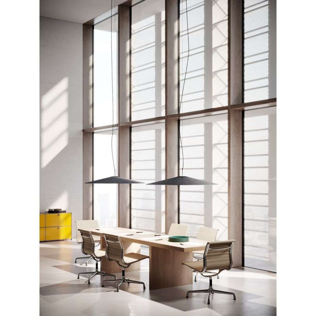 Koinè Acoustic Pendelleuchte 2700K Ø86 Anthracite - Luceplan - Esszimmer - Aluminium