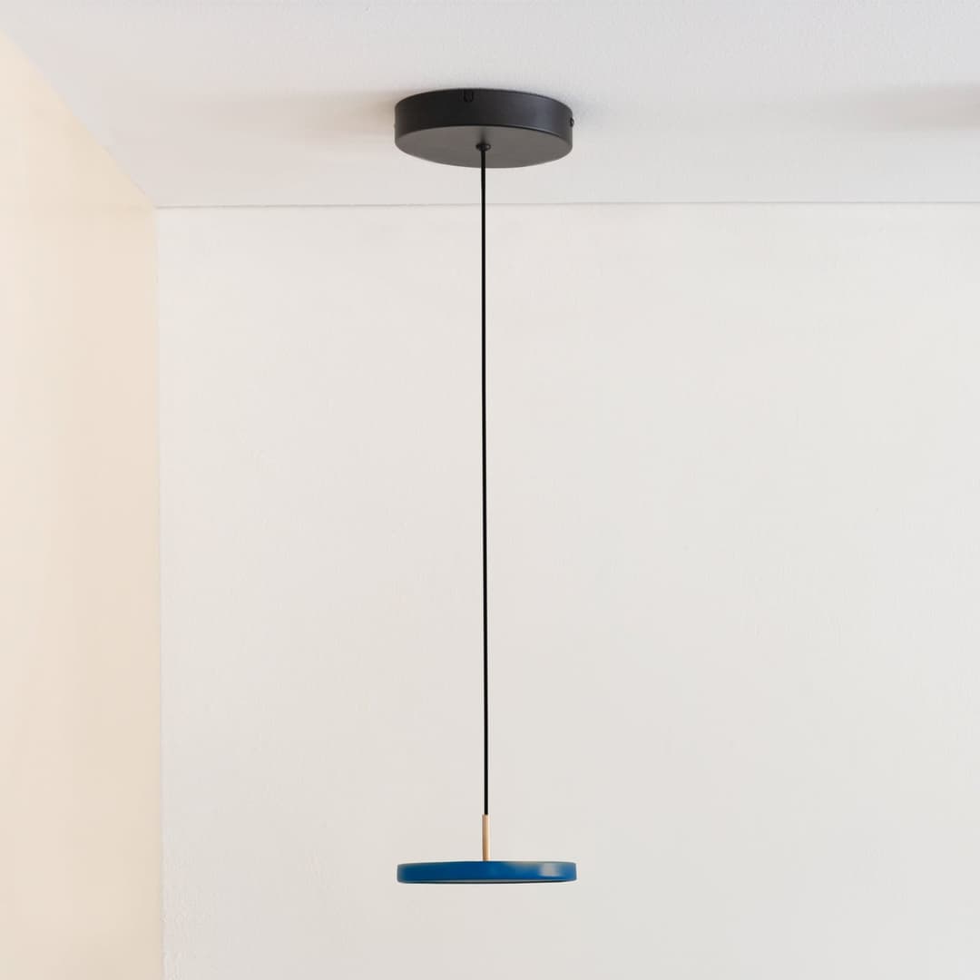 Asteria Pendelleuchte Micro V2 Petrol Blue - UMAGE Asteria Micro V2 - Wohnzimmer - Skandinavisch - Metall - Einflammig