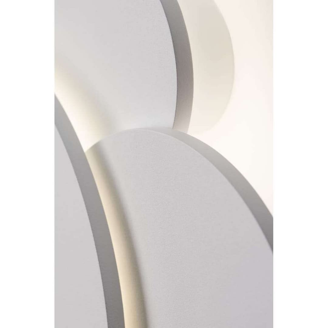 Soho W1 Wandlampe, weiß, Ø 12 cm, IP54 - LIGHT-POINT - Badezimmer - Aluminium
