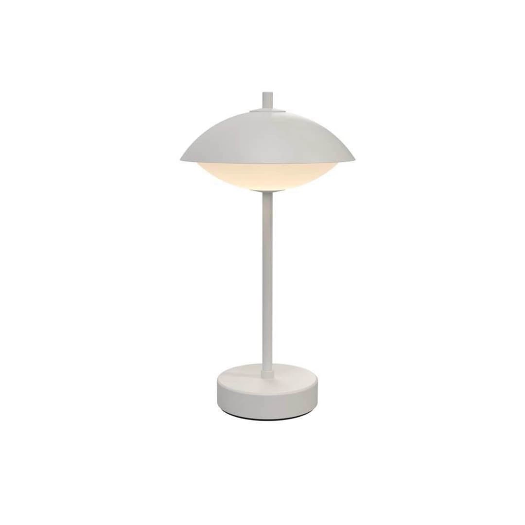 Clam Portable Tischleuchte White - Fritz Hansen - Wohnzimmer - Metall