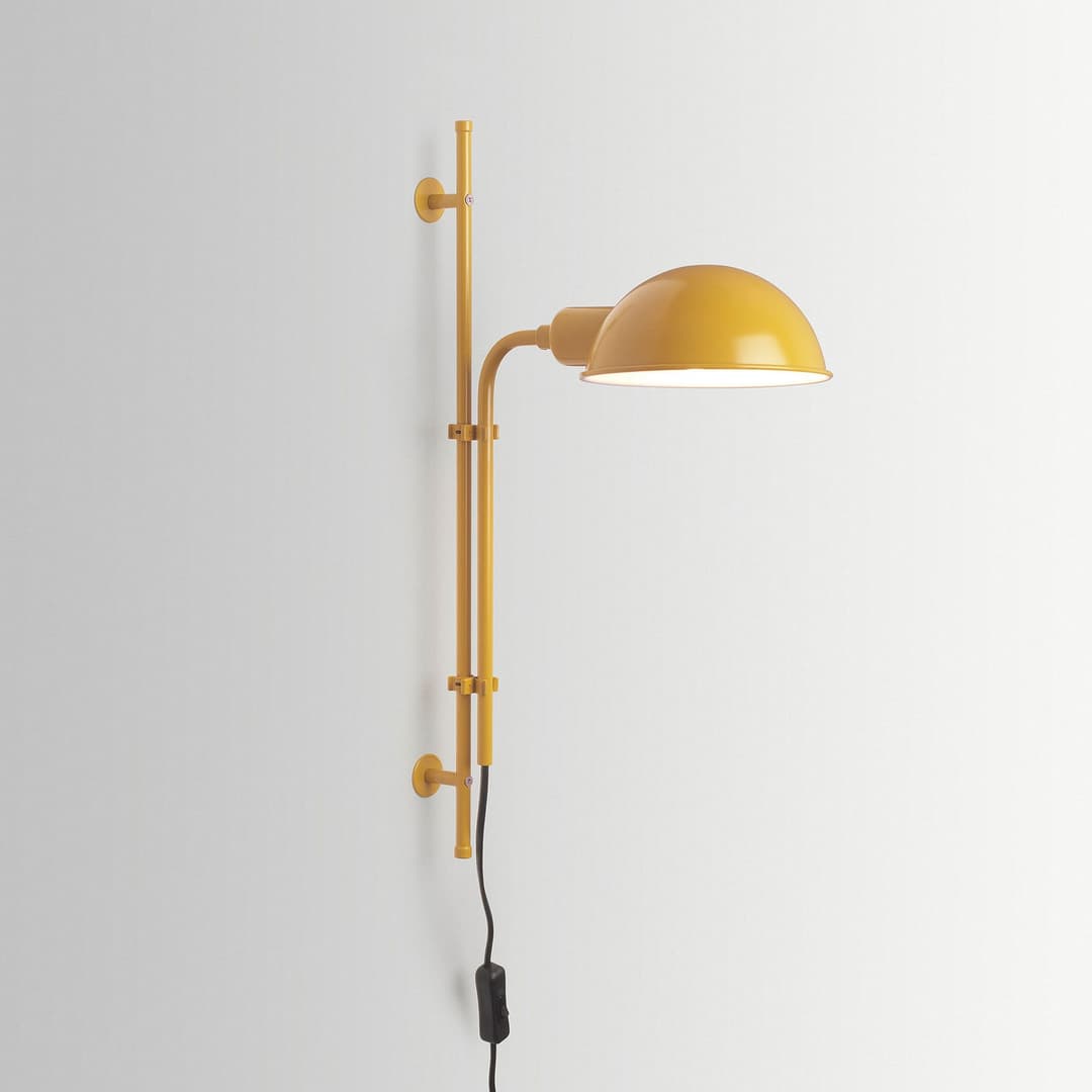 Funiculi Wandleuchte Mustard - Marset Funiculí A - Wohnzimmer - Design - Metall - Einflammig