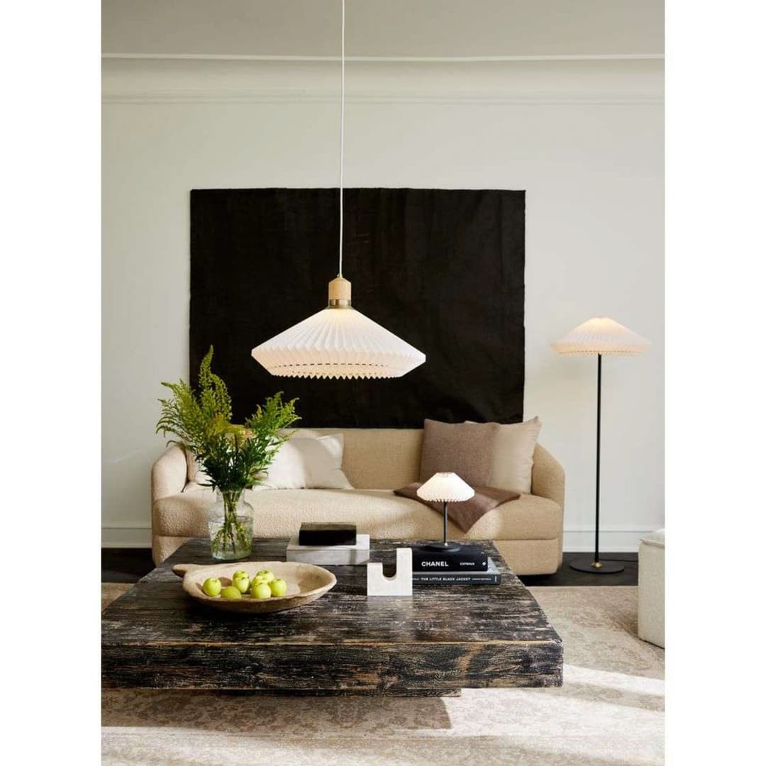 Paris Stehleuchte Ø56 Clean White/Black - Halo Design - Wohnzimmer - Metall