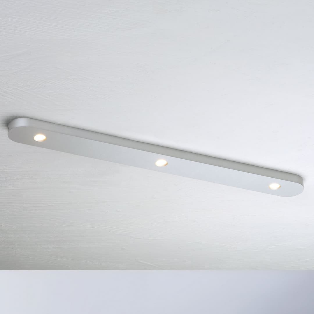Close 3 LED-Deckenleuchte, aluminium - Bopp - Wohnzimmer - Modern - Metall - Mehrflammig