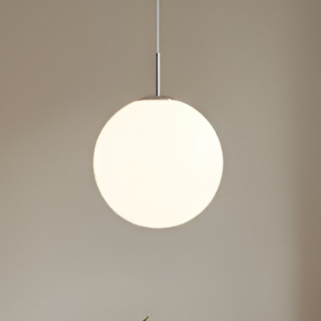 Marike Pendelleuchte White - Lindby - Wohnzimmer - Modern - Glas - Kugel