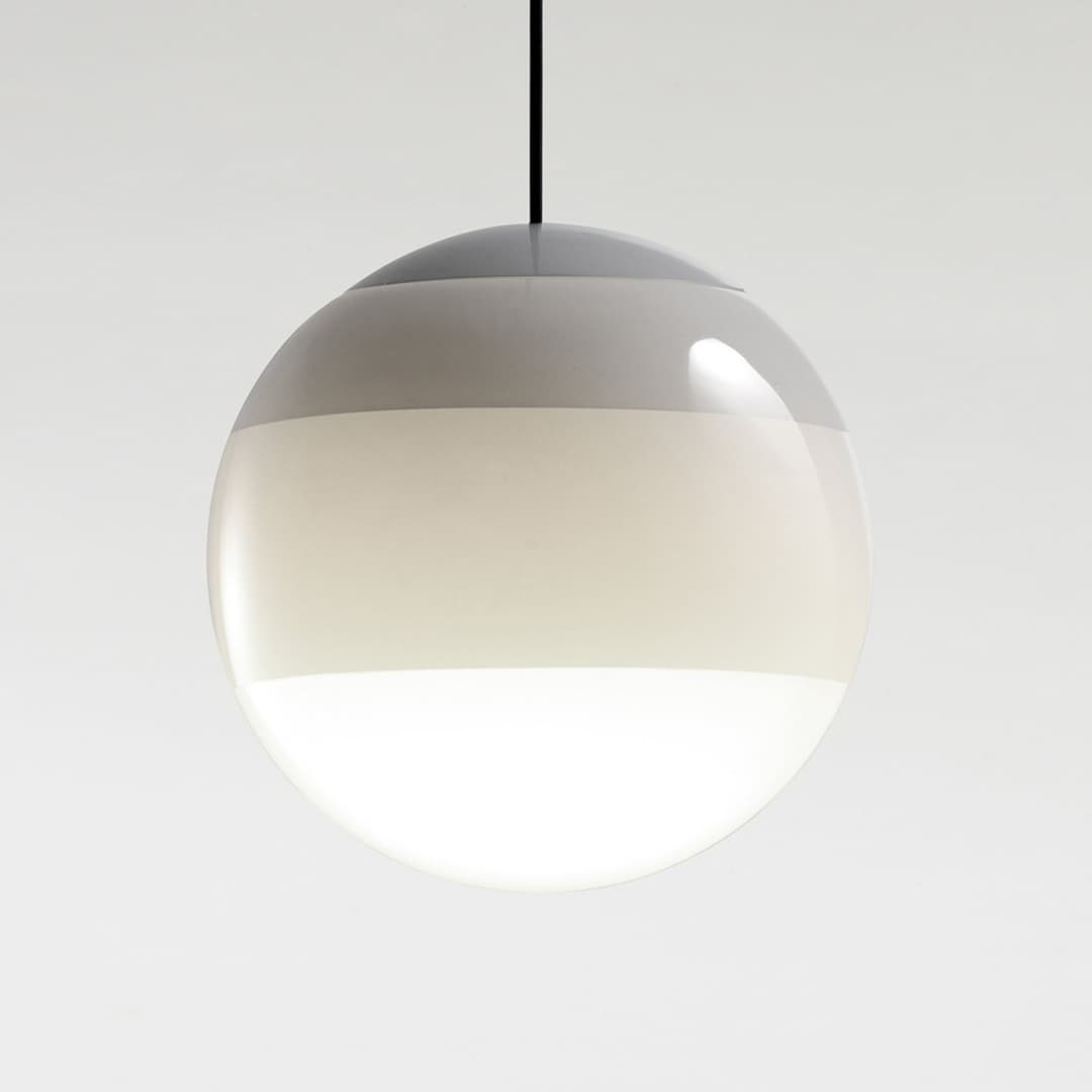 Dipping Light LED-Hängelampe Ø 20 cm weiß - MARSET - Wohnzimmer - Design - Glas - Kugel
