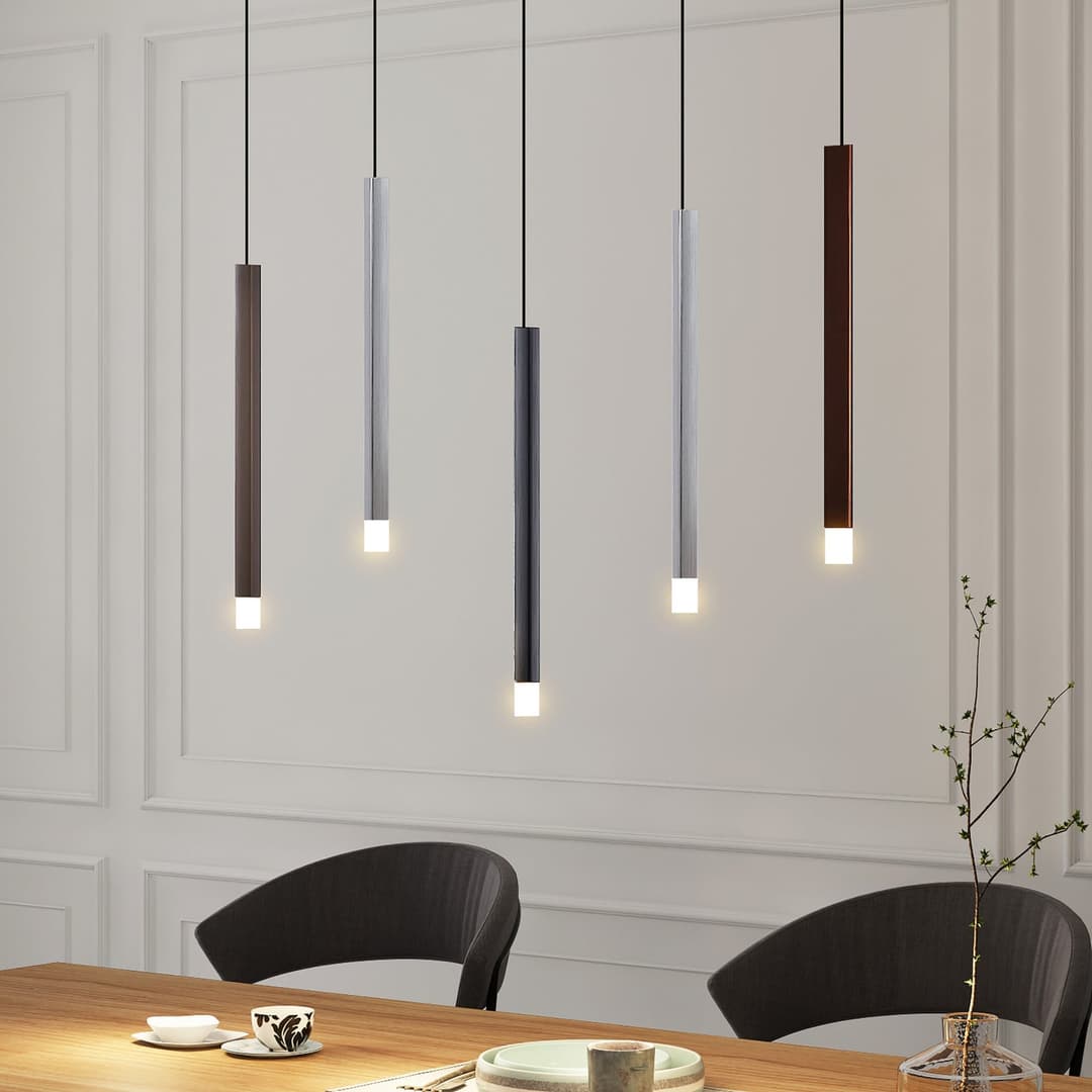 Stoika LED 5 Pendelleuchte Multi - Lucande - Küche - Modern - Metall - Mehrflammig