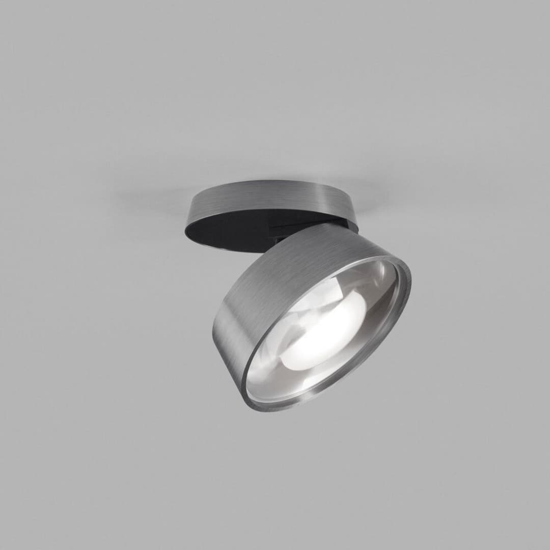 Vantage 1+ LED-Spot,titan, 1-flg., verstellbar - Light-Point - Wohnzimmer - Aluminium
