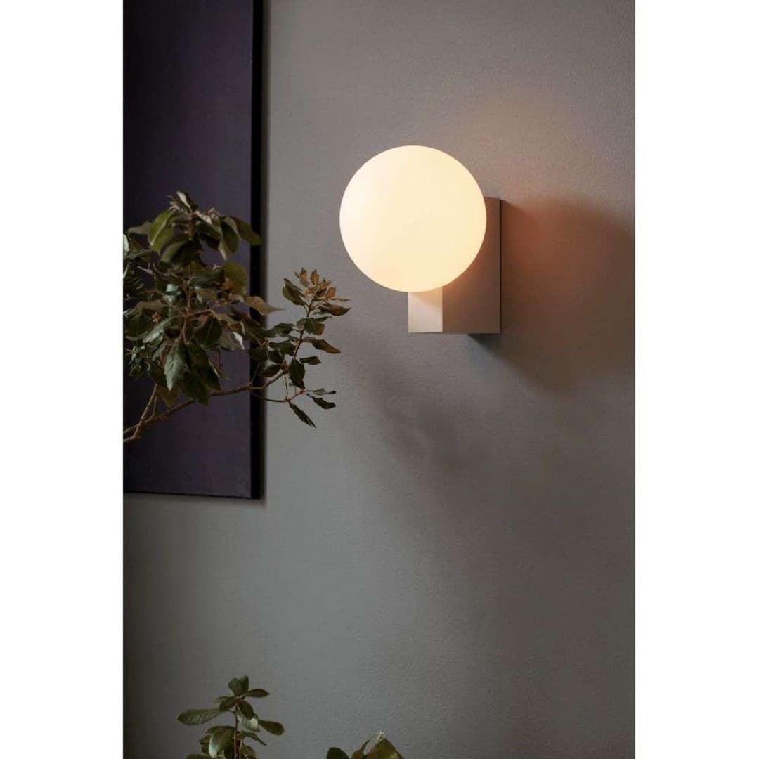 Journey SHY2 Wandleuchte seidengrau - &Tradition - Wohnzimmer - Design - Glas - Einflammig
