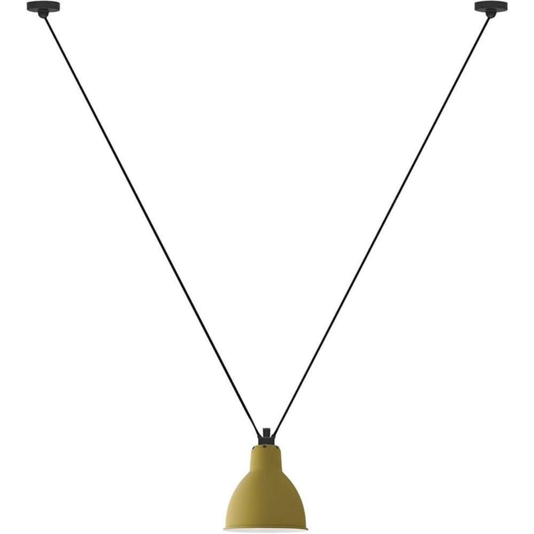 Lampe Gras 323 L Pendelleuchte, rund, gelb – DCW - Wohnzimmer - Metall