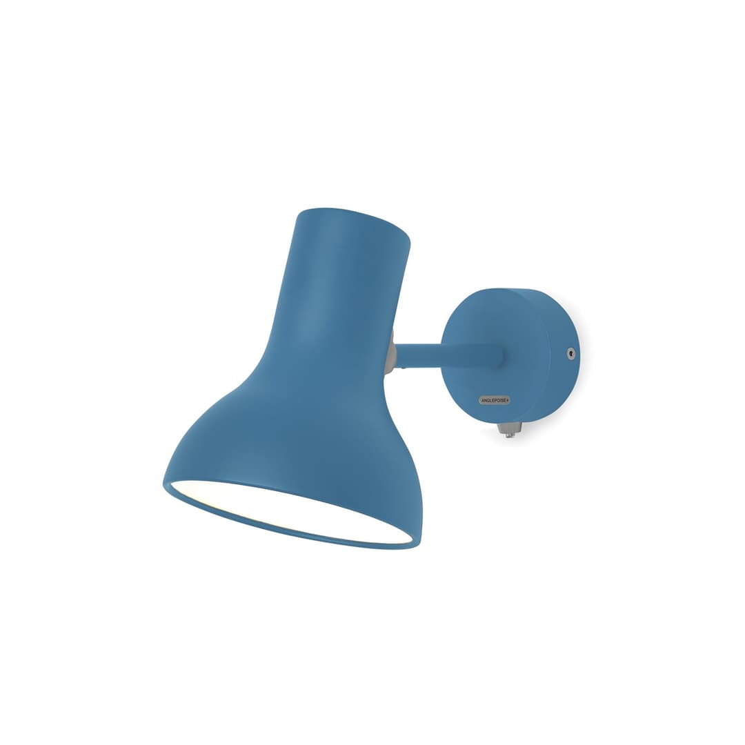 Type 75 Mini Wandlampe mit Schalter, blau - Anglepoise - Wohnzimmer - Design - Metall - Einflammig