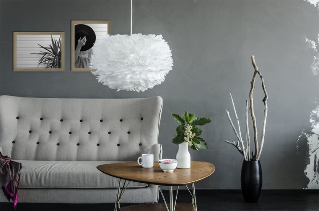 Eos Pendelleuchte Mini Weiß/Schwarz - UMAGE - Schlafzimmer - Sonstige