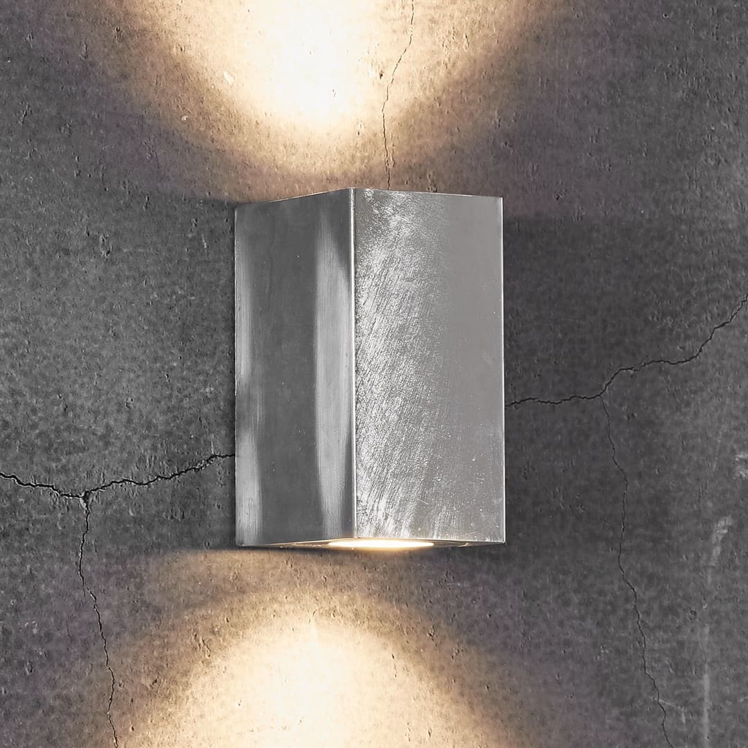 Canto Maxi Kubi 2 Wandleuchte Galvanised - Nordlux - Modern - Metall - Mehrflammig