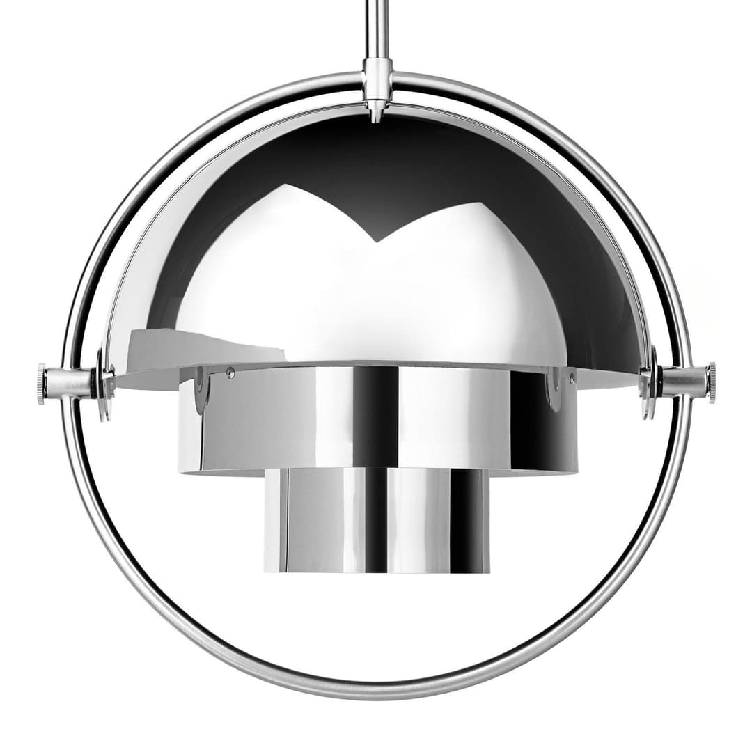 Multi-Lite Pendelleuchte S All Chrome - GUBI - Wohnzimmer - Design - Metall - Einflammig