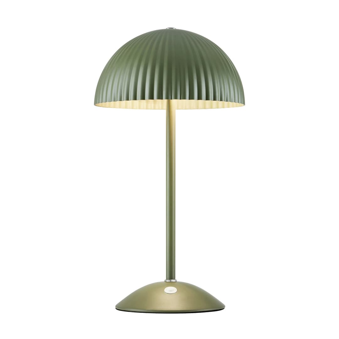 Zin Tischleuchte, grün, Eisen, Höhe 35,5 cm, G9 - Markslöjd - Wohnzimmer - Metall - Mehrflammig