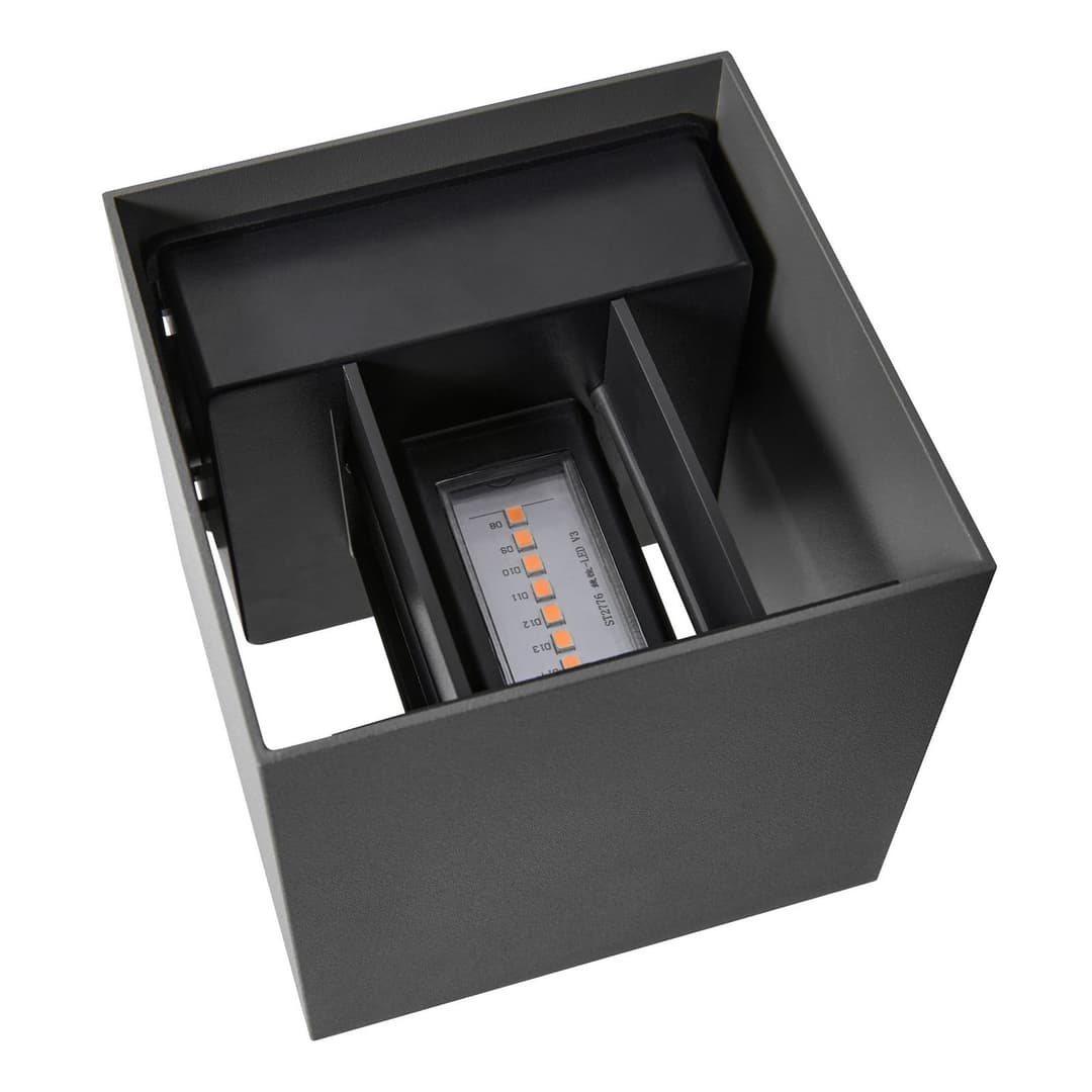 Milda Kubi Außenwandleuchte Anthracite - Nordlux - Modern - Aluminium - Bündig