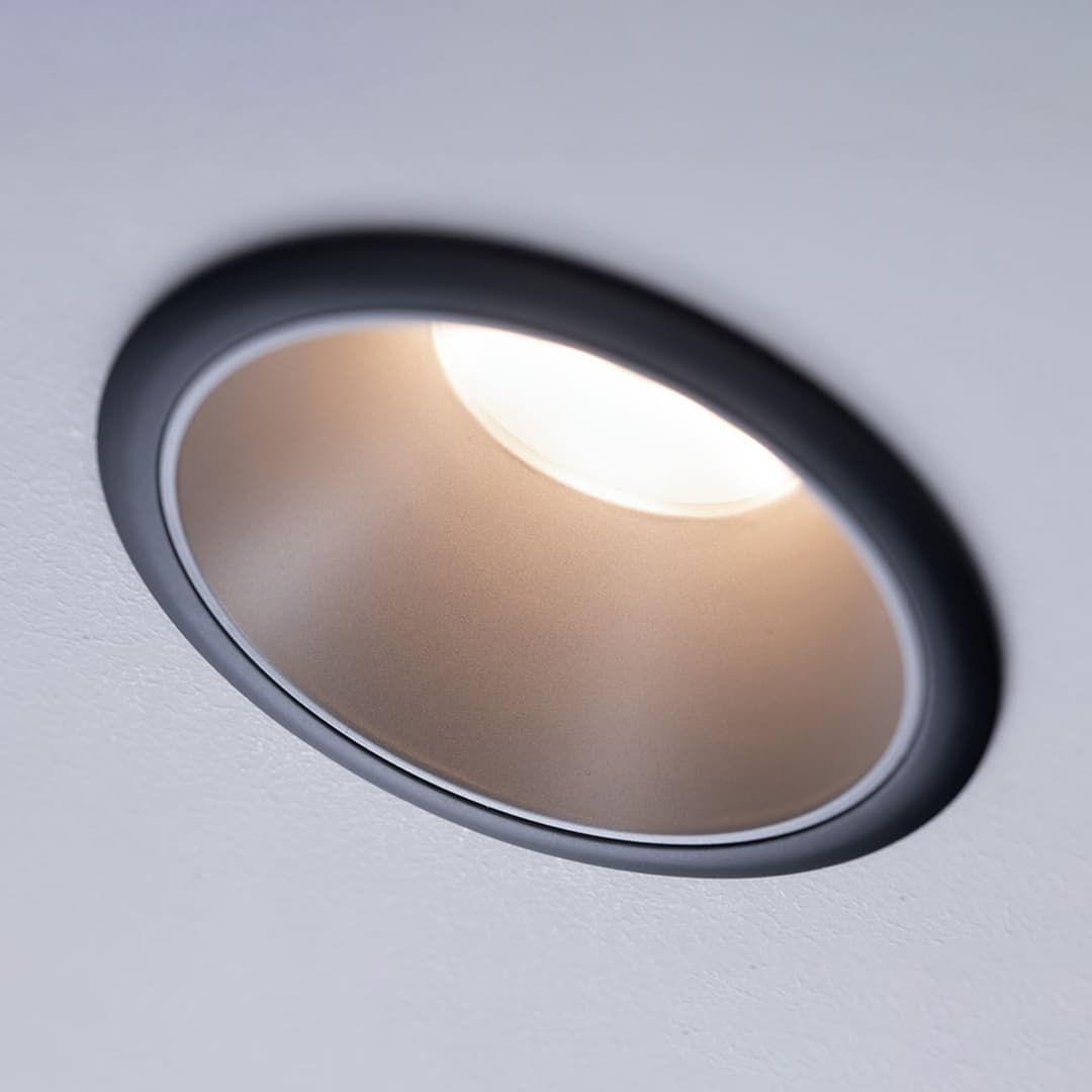 Cole LED-Spotlight, silber/schwarz, 3er-Set - Paulmann - Flurbereich - Modern - Metall - Einflammig