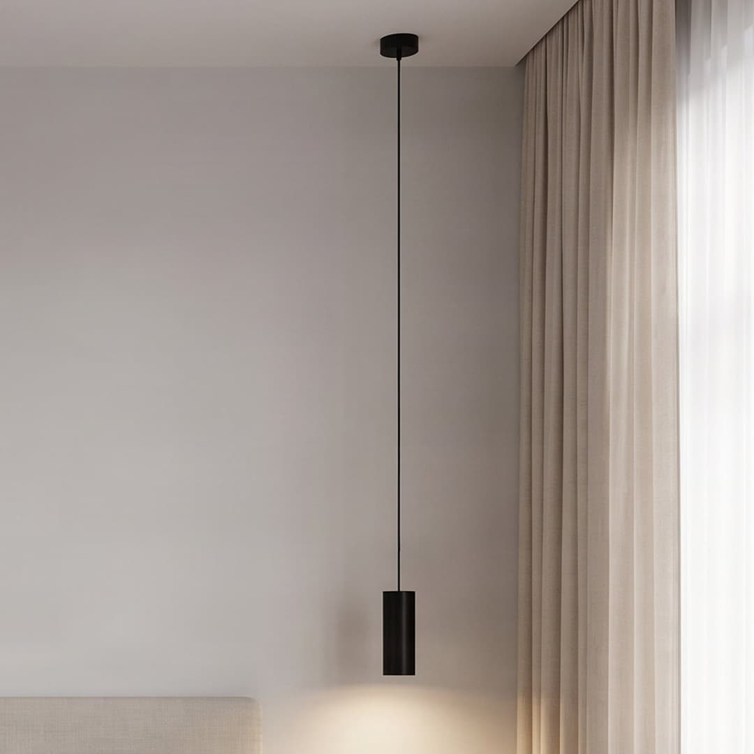Ejona Pendelleuchte H15 Black - Arcchio - Flurbereich - Modern - Metall - Einflammig