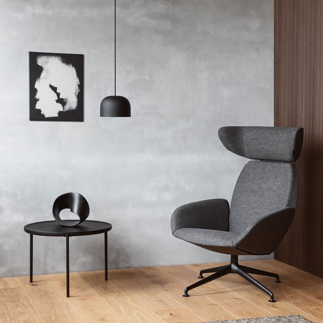 Quay Pendelleuchte Small Ø22 Black - PLEASE WAIT to be SEATED - Wohnzimmer - Modern - Metall - Einflammig