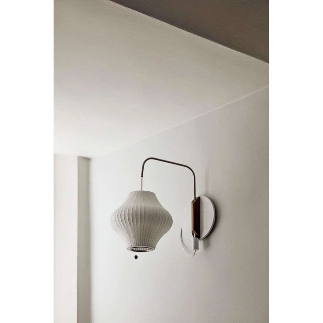 Nelson Pear Sconce Wandleuchte S Off-White - Herman Miller HAY - Wohnzimmer - Kunststoff