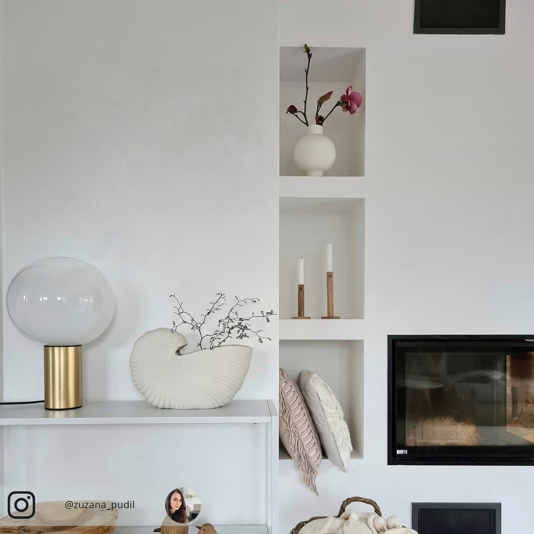 Laguna 16 Tischleuchte Bronze - Artemide - Wohnzimmer - Design - Glas - Mit Schirm