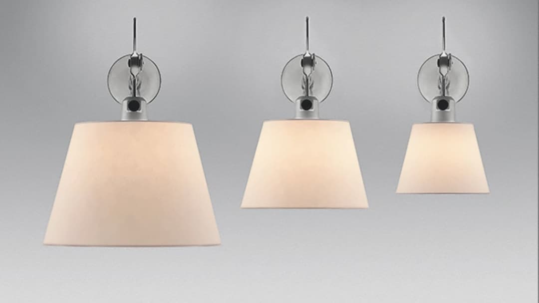 Tolomeo Parete Diffusore Wandlampe, beige, Ø24 cm - Artemide - Wohnzimmer - Aluminium