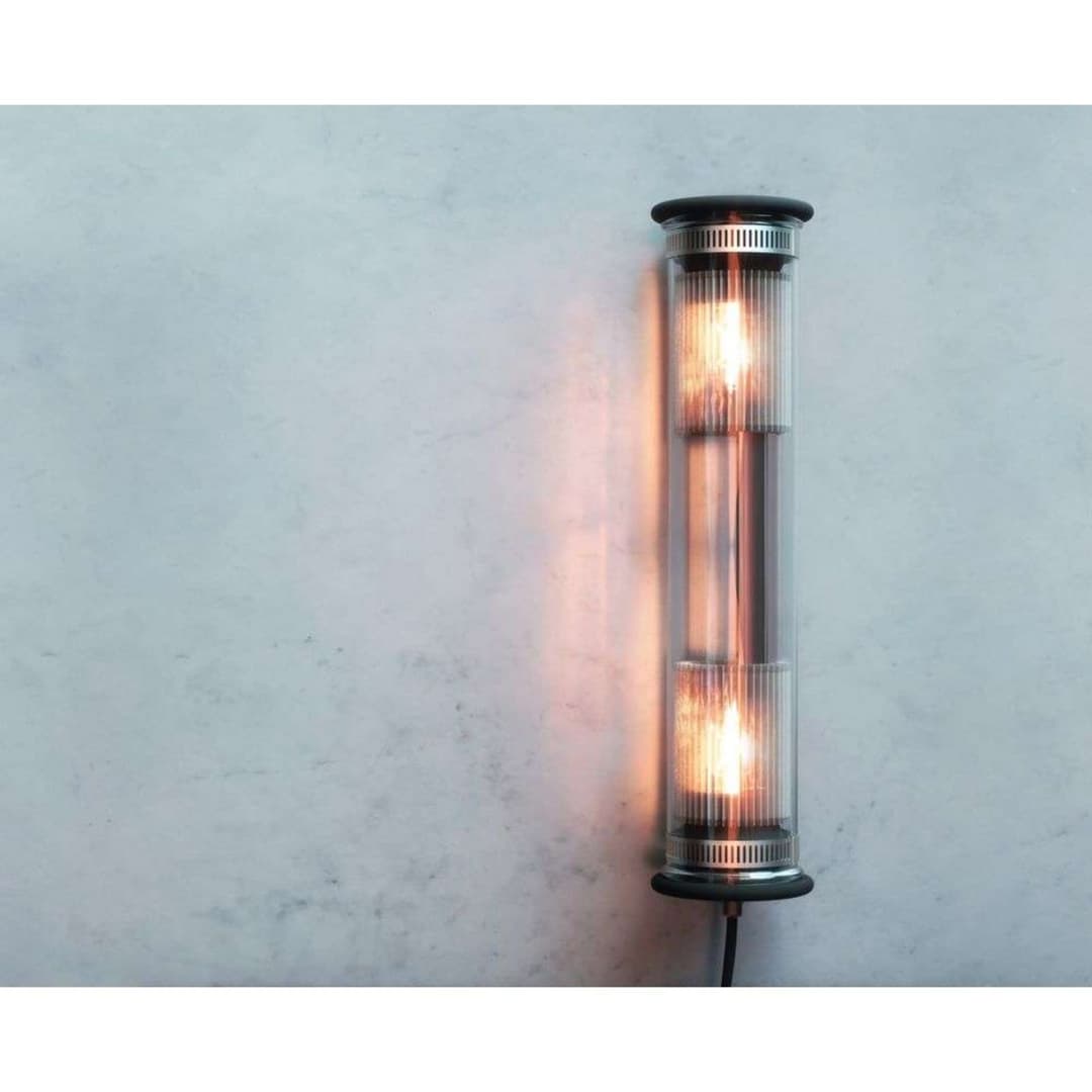 In The Tube 100-500 Wandleuchte Silver-Silver Mesh - DCW - Wohnzimmer - Glas